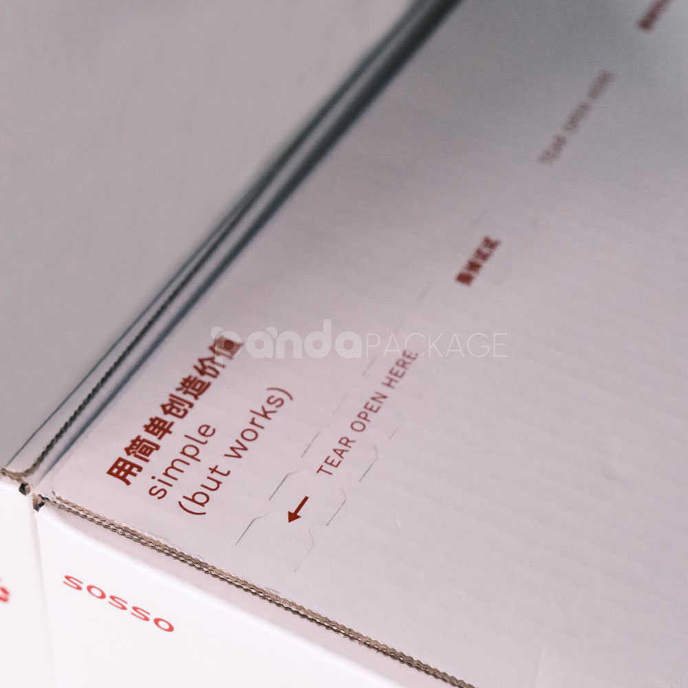 eco-friendly recyclable corrugated cardboard box for shipping and storage