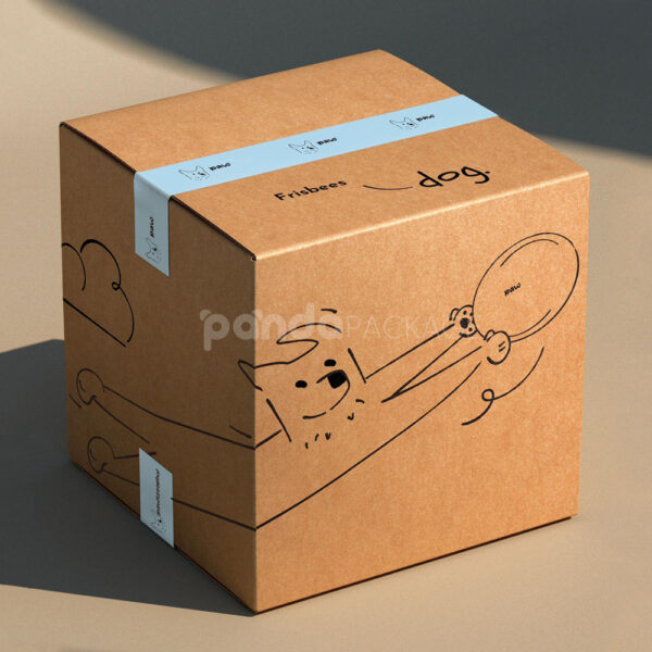 Kraft Corrugated Cardboard Box for Pet Product Packaging