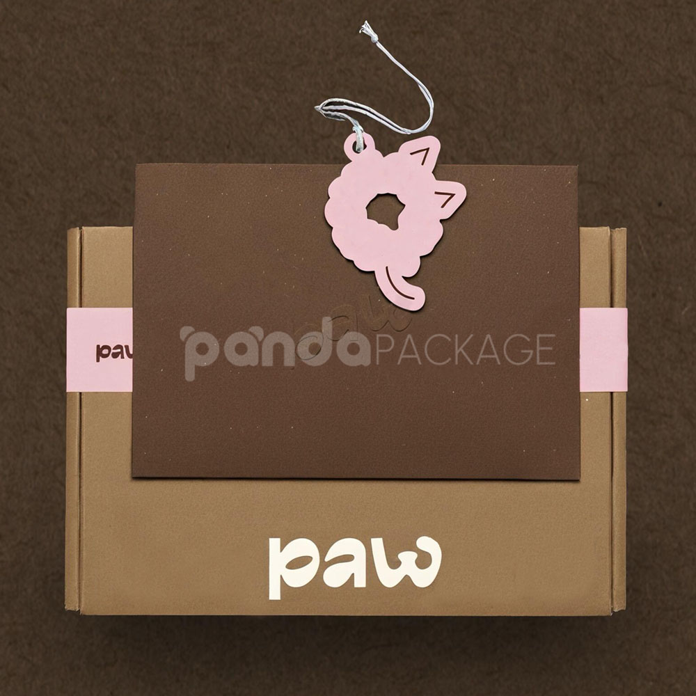 eco-friendly kraft corrugated cardboard box for pet product packaging