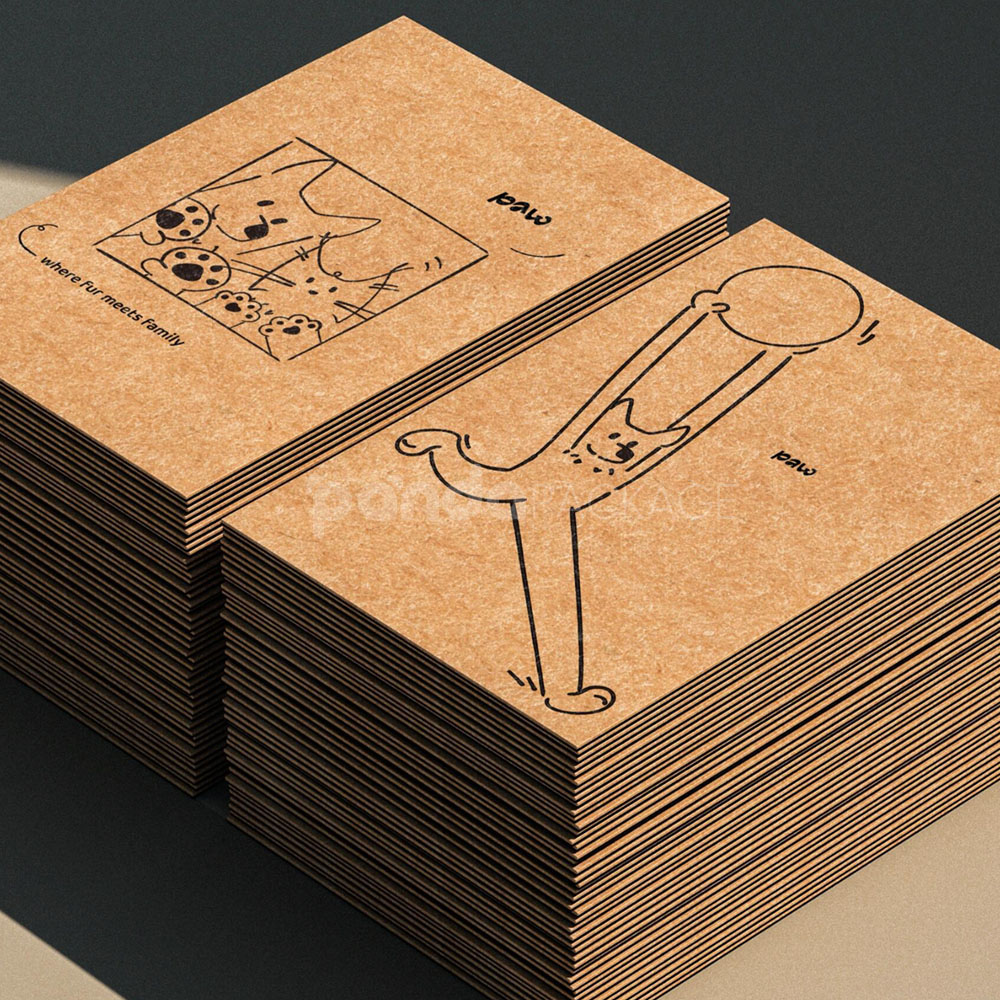 eco-friendly kraft corrugated cardboard box for pet product packaging