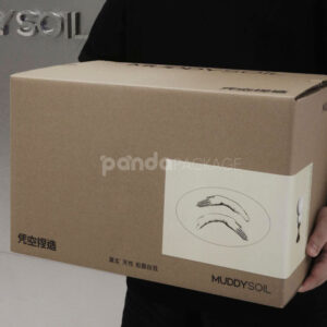 kraft corrugated cardboard box for art and decor product shipping