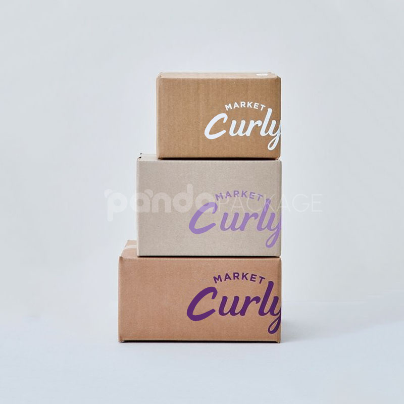 eco-friendly kraft corrugated mailer box for e-commerce and retail packaging