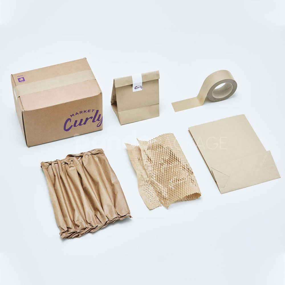 eco-friendly kraft corrugated mailer box for e-commerce and retail packaging