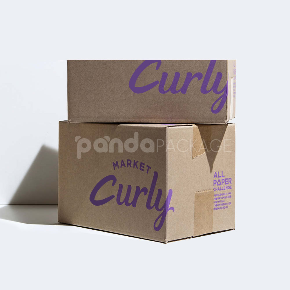eco-friendly kraft corrugated mailer box for e-commerce and retail packaging