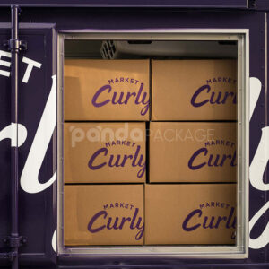 eco-friendly kraft corrugated mailer box for e-commerce and retail packaging