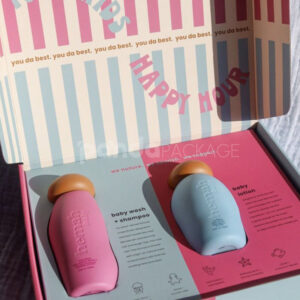 color printed corrugated mailer box for baby care and gift packaging