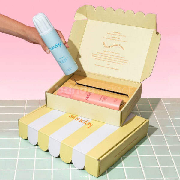 Color Printed Corrugated Mailer Box for Cosmetic Packaging