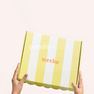 color printed corrugated mailer box for cosmetic and beauty packaging