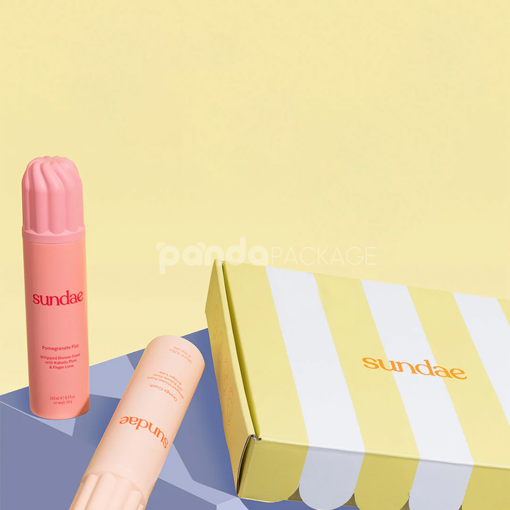 color printed corrugated mailer box for cosmetic and beauty packaging