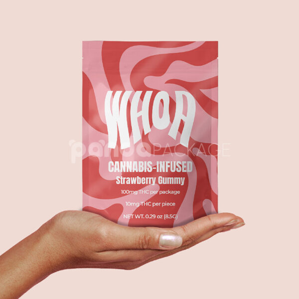 Matte Stand-up Pouch for Cannabis Infused Edibles Packaging