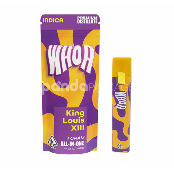 Colorful Printed Ziplock Pouch for THC and CBD Vape Pen Packaging