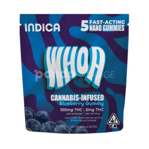 resealable mylar stand-up pouch for cannabis infused THC gummies packaging with heat seal and ziplock closure