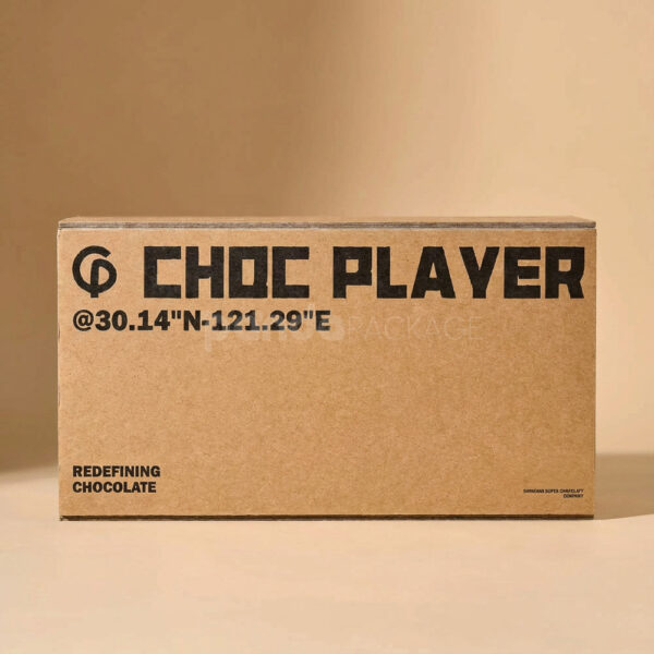 Kraft Corrugated Flip Box with Insert Divider