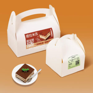 food packaging stickers for coffee cups tea drinks and bakery boxes with qr code