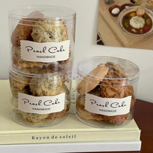 tear edge handmade cake stickers for bakery packaging and dessert boxes