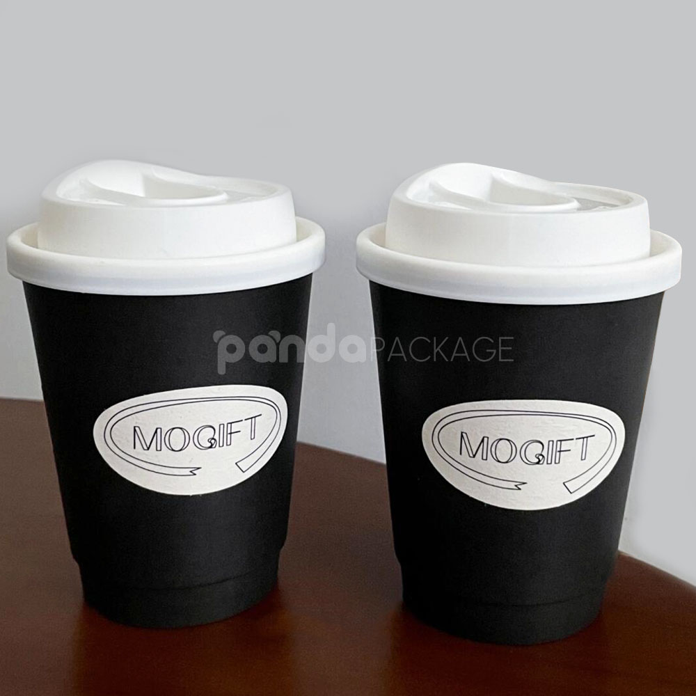 oval bakery stickers for coffee cups and food packaging