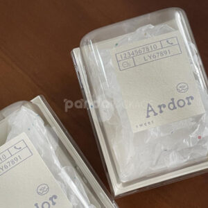 textured paper stickers for bakery packaging and small dessert boxes