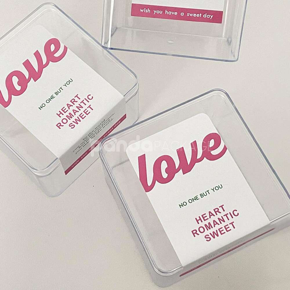 romantic love stickers for dessert boxes and sweet gift packaging