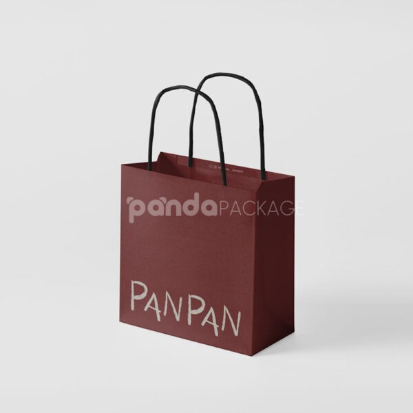 Eco-Friendly Kraft Paper Bags with Handles for Bakery