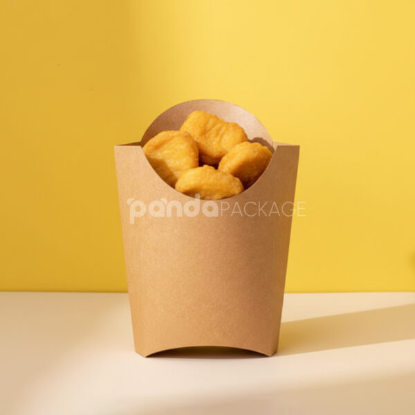 Eco-Friendly Kraft Paper French Fries Cup Holder