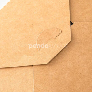 eco-friendly kraft paper takeout food box for restaurant packaging