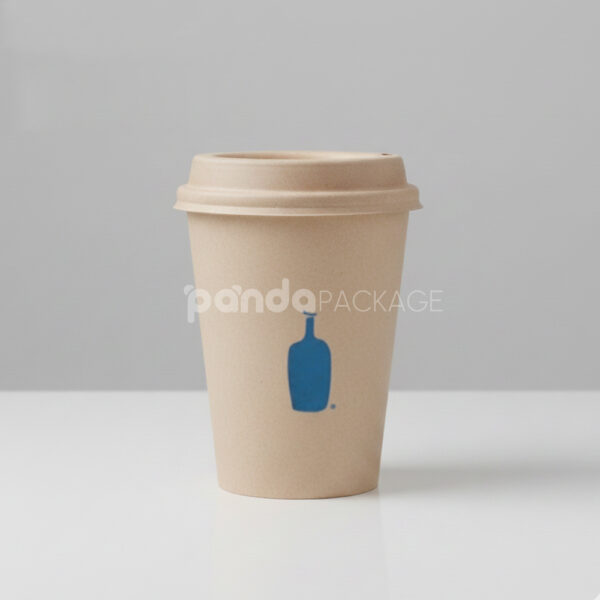Eco-Friendly Compostable Paper Coffee Cup with Lid