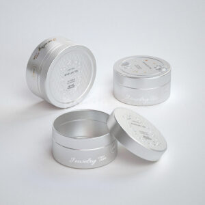 aluminum jewelry tin boxes with embossed decorative lids