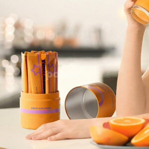 aluminum stick pack tins for vitamin powder and energy supplements