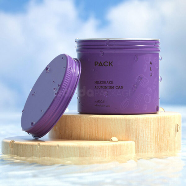 Pastel Aluminum Cans for Milkshake Powder and Drink Mixes
