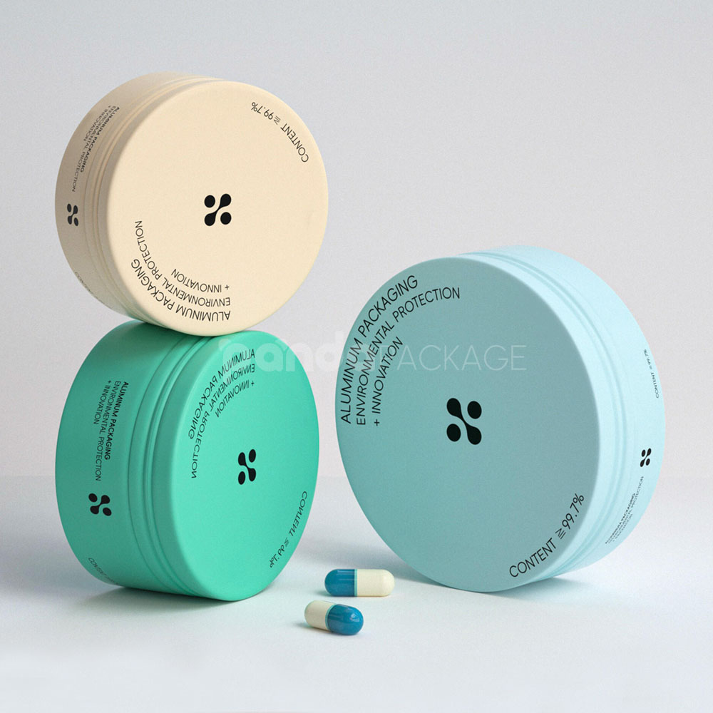aluminum capsule tins for probiotic and dietary supplement packaging