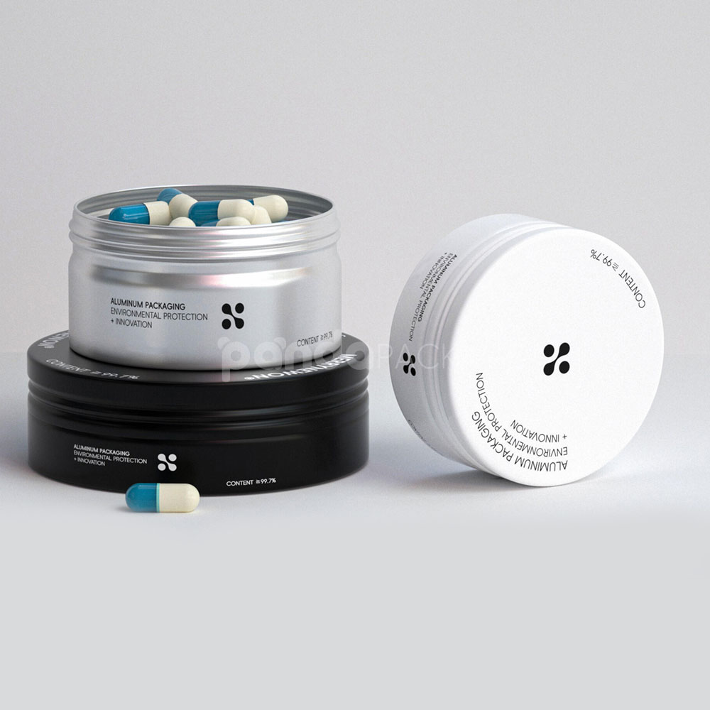 aluminum capsule tins for probiotic and dietary supplement packaging