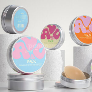 aluminum tins for adhesive bra pads and silicone sticky bras