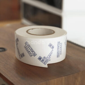 printed roll food packaging labels for coffee shop products