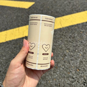 roll food packaging labels for sealing beverage cups securely