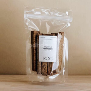 clear stand up zipper pouch for cookies and snack packaging