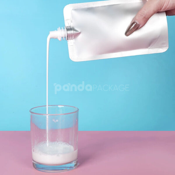 Stand Up Spout Pouch for Milk Juice and Sauces