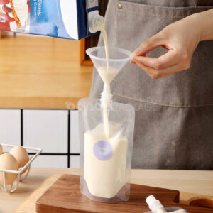 clear stand up spout pouch for drinks juices and sauces