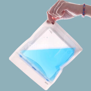 reusable stand up slider zipper pouch for food storage use