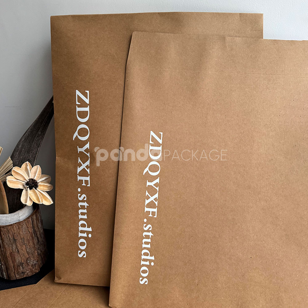 kraft paper mailer bag for clothing shipping and packaging
