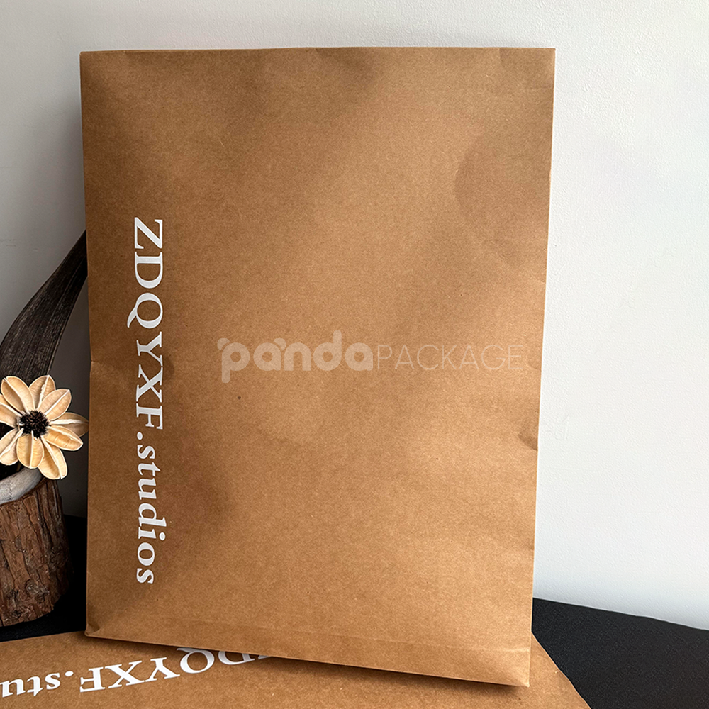 kraft paper mailer bag for clothing shipping and packaging