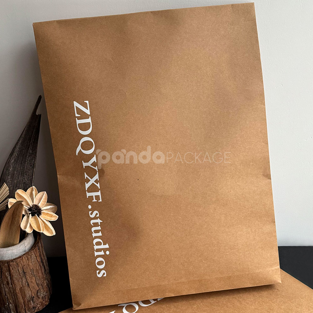 kraft paper mailer bag for clothing shipping and packaging