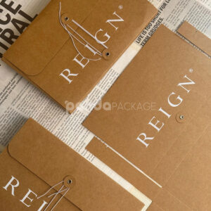 kraft string-tie apparel box for eco-friendly fashion packaging