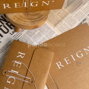 kraft string-tie apparel box for eco-friendly fashion packaging
