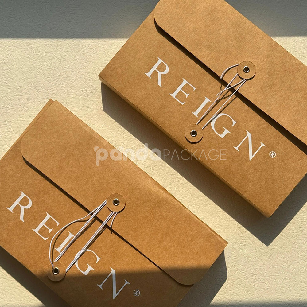 kraft string-tie apparel box for eco-friendly fashion packaging