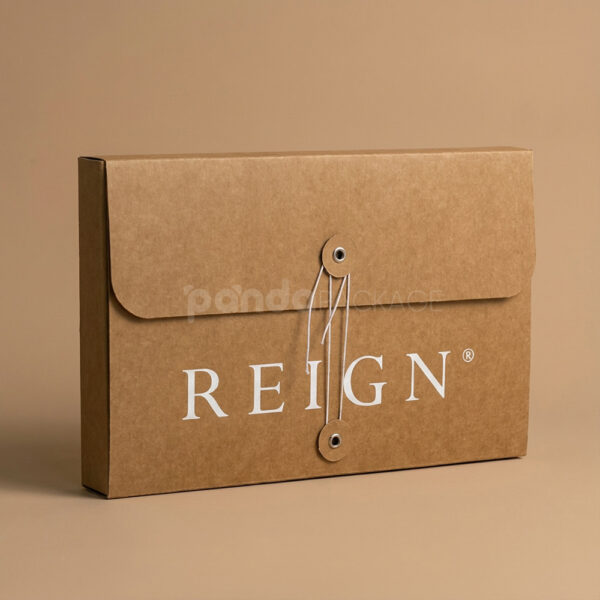 Kraft String-Tie Apparel Box for Sustainable Fashion Packaging