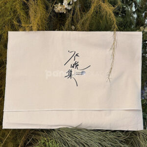cotton clothing sleeve bag for eco-friendly apparel packaging
