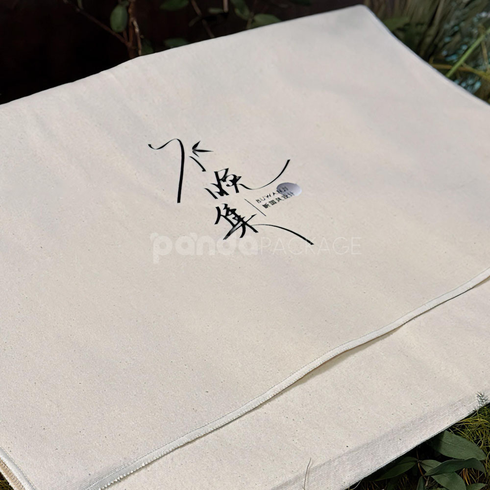 cotton clothing sleeve bag for eco-friendly apparel packaging