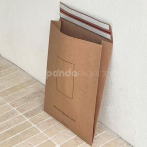 eco-friendly kraft paper mailer bag for clothing packaging shipping