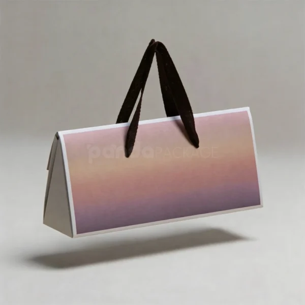 Luxury Triangular Soap Rigid Gift Box with Handle