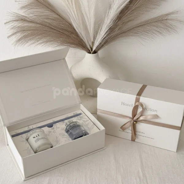 Magnetic Candle Gift Box with Custom Insert